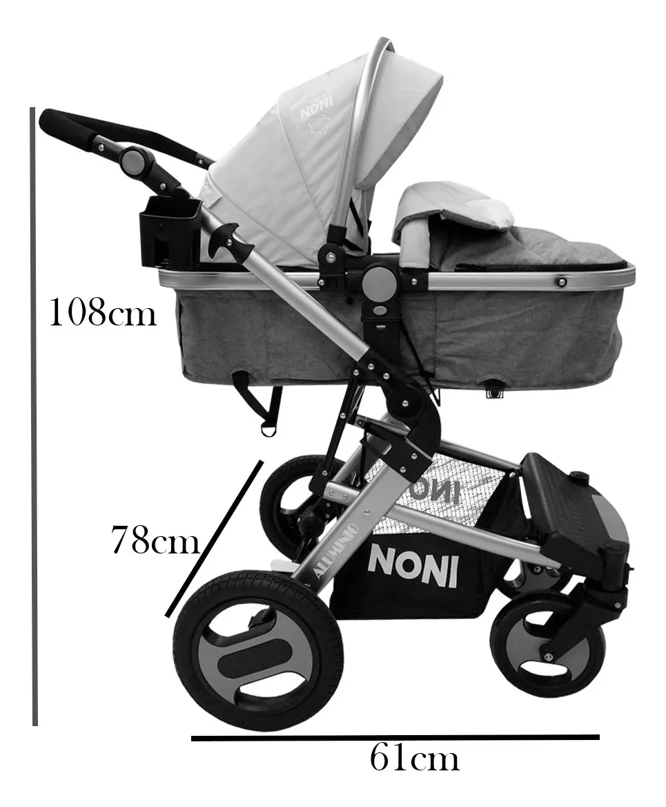 Carriola Para Bebe Angelin Noni Elite Travel System 999e