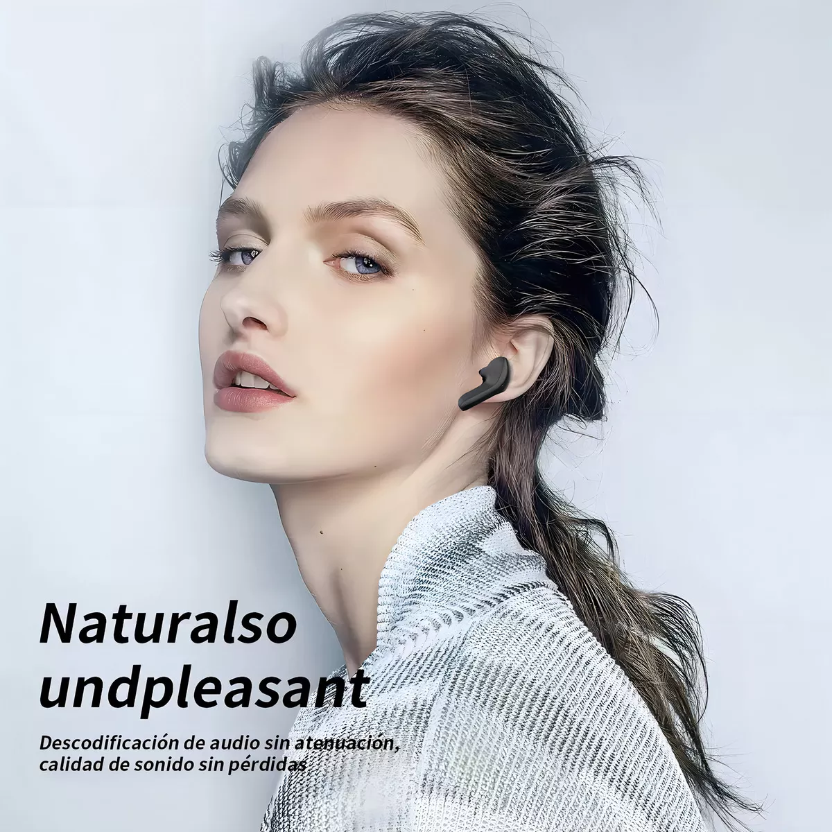 Audifonos Inálambricos in-ear Keluona Air31 T6 Negro Auriculares con Luz Azul LED
