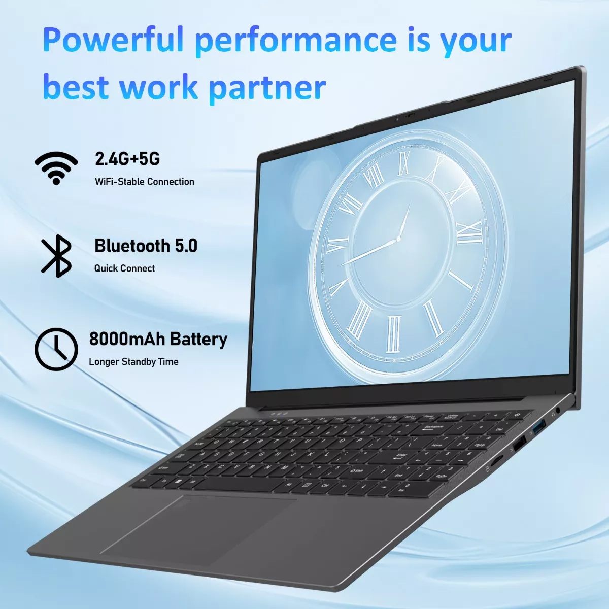 Auusda 15.6 Laptop 16gb Ram+ 1024gb Ssd Intel N95 Win11 Pro