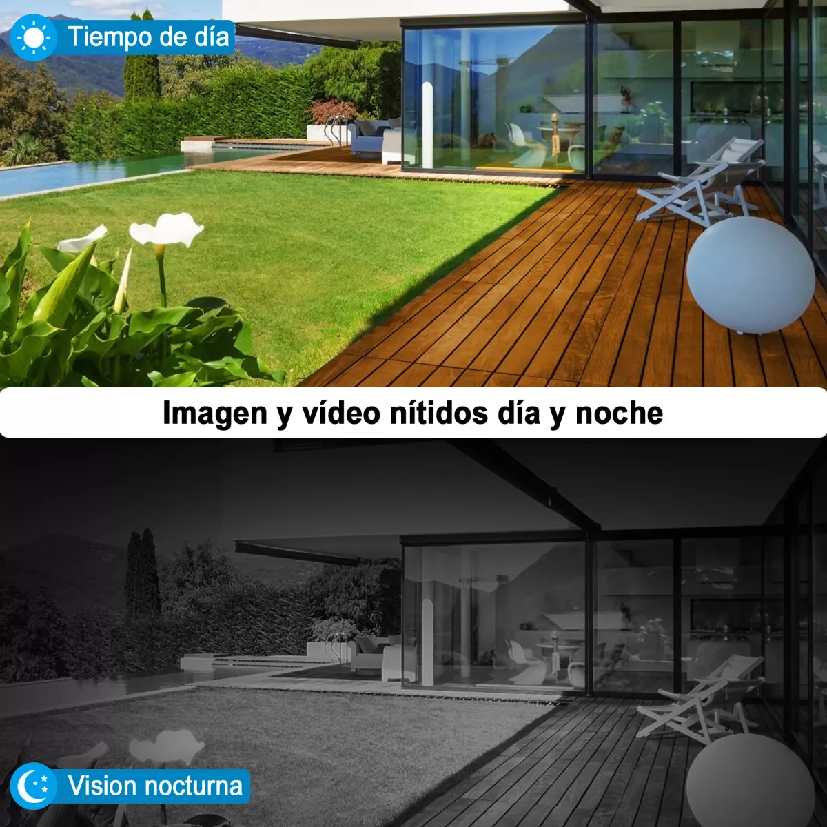 Anran Solar Cámara De Seguridad 5megapixeles Wifi 2.4g App