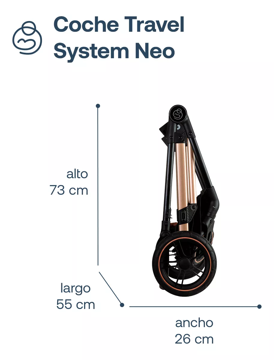Travel System Bebesit Neo Carriola Infantil Silla De Coche