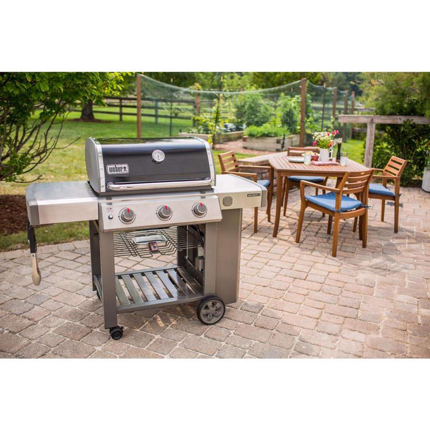 Weber Genesis II E-310 3 Burner Liquid Propane Grill Black