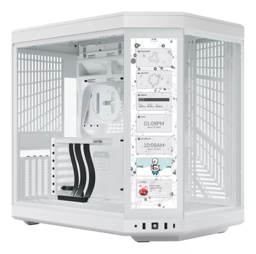 Gabinete Hyte Y70 Touch Infinite White Cs-hyte-y70ti-ww