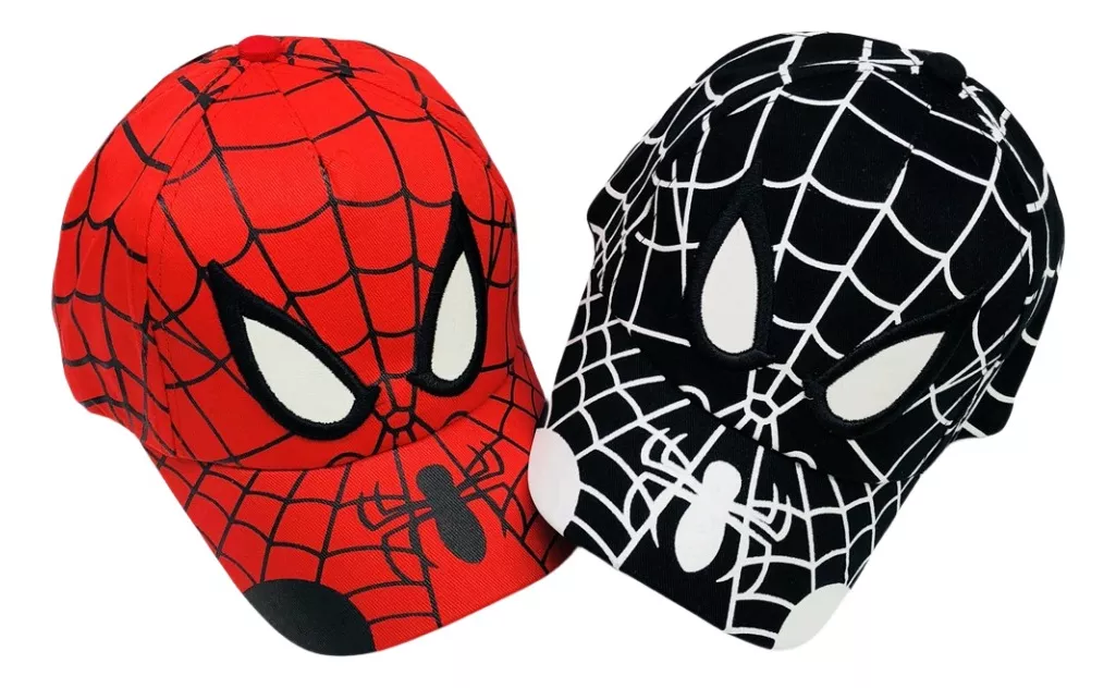 Mochila Preescolar Spider Man 3d Dibujos Animados+sombrero