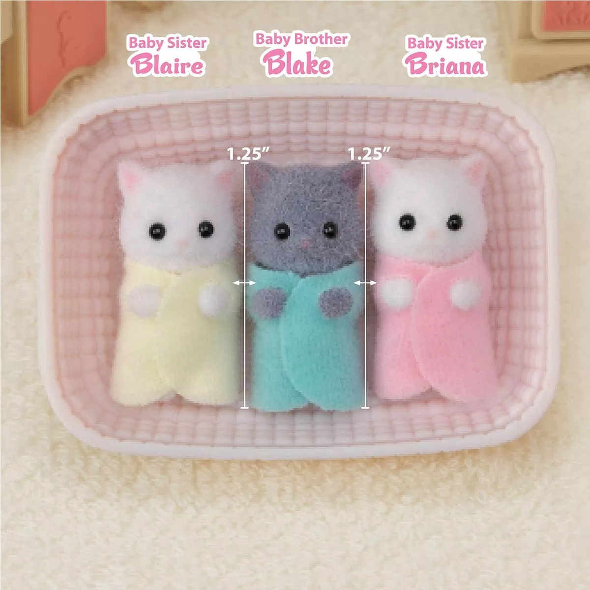 Sylvanian Families Trillizos Gato Persa Ternurines Juguetes