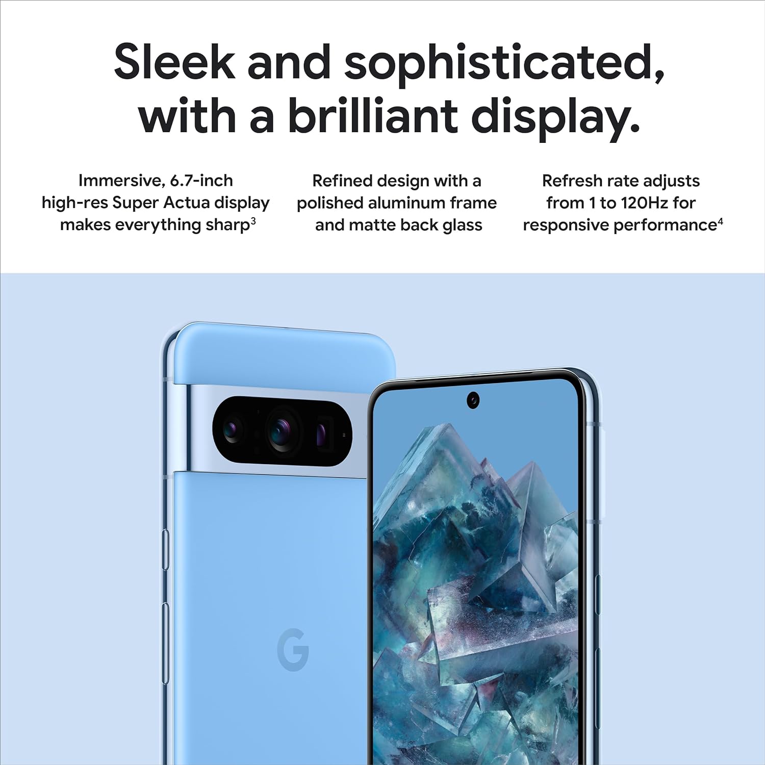 Google Pixel 8-Smartphone Android desbloqueado con c&aacute;mara Pixel avanzada, bater&iacute;a de 24 horas y potente seguridad-Hazel-128 GB