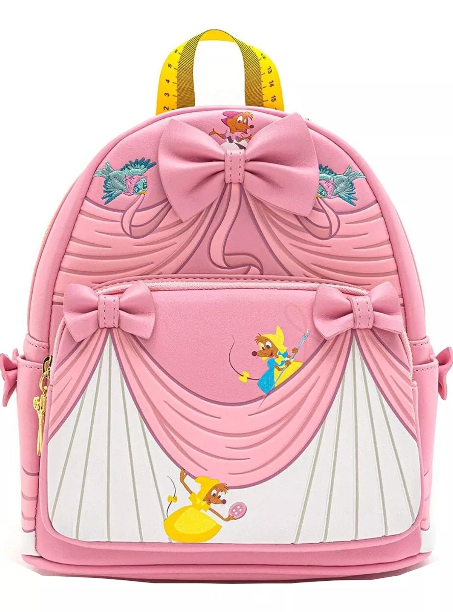 Mochila Disney Loungefly Cenicienta Vestido Rosa Original
