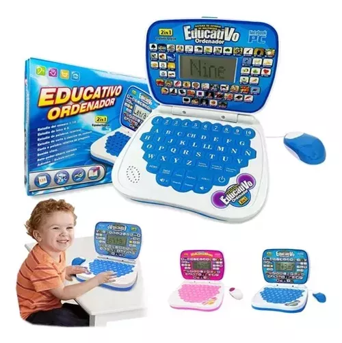 Computadora Laptop De Juguete Aprendizaje Biling&uuml;e Para Ni&ntilde;o