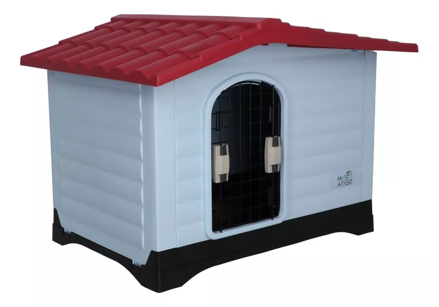 Casa Para Perro Con Puerta Razas Medianas T&eacute;rmica 91x69x66cm