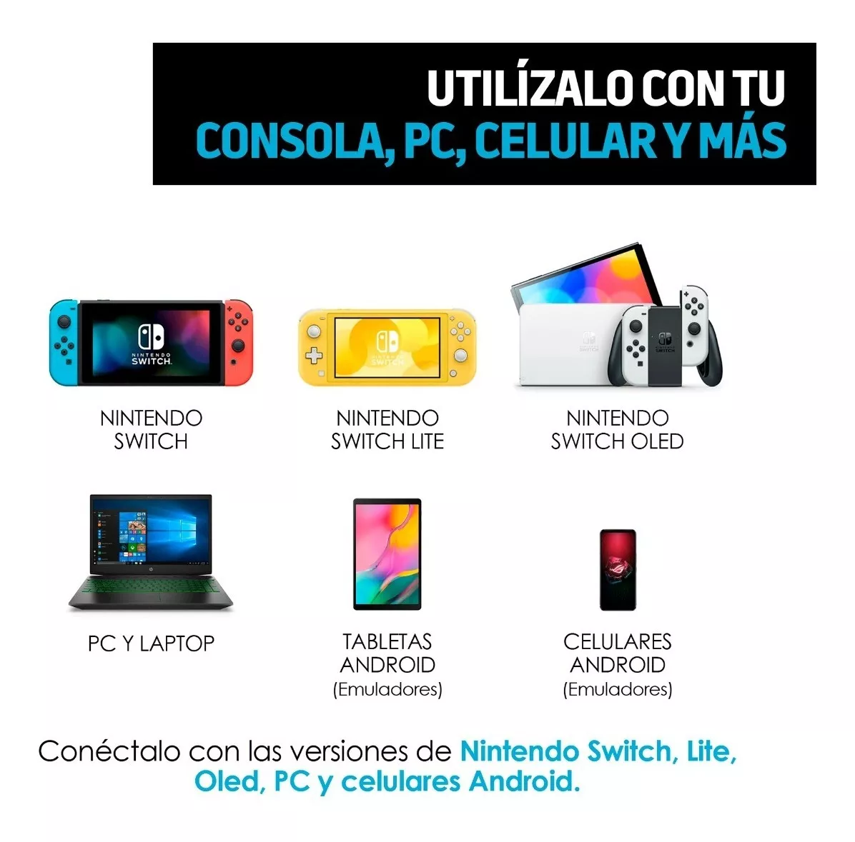 Control para Nintendo Switch Retro Inalámbrico con Diseño Clásico, Compatible con Switch, Switch Lite, Switch OLED, PC, Android y PS3, Conexión Bluetooth Hasta 10 Metros, Batería Recargable