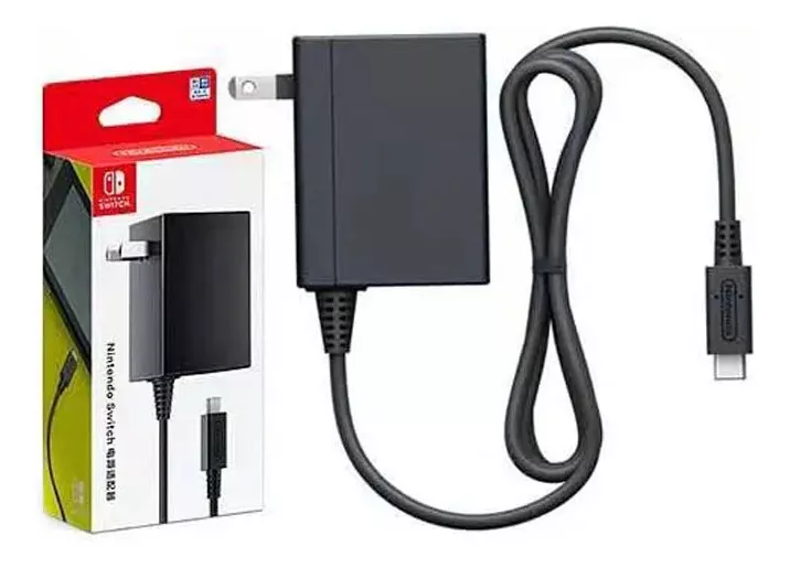Cargador Original Nintendo Switch Adaptador Fuente De Poder