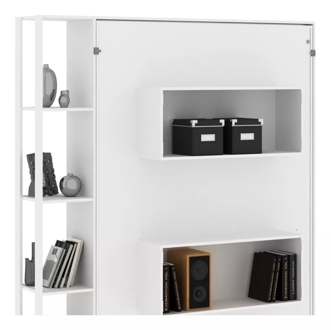 Base Cama Abatible Matrimonial Esencial Plegable Amant Pared