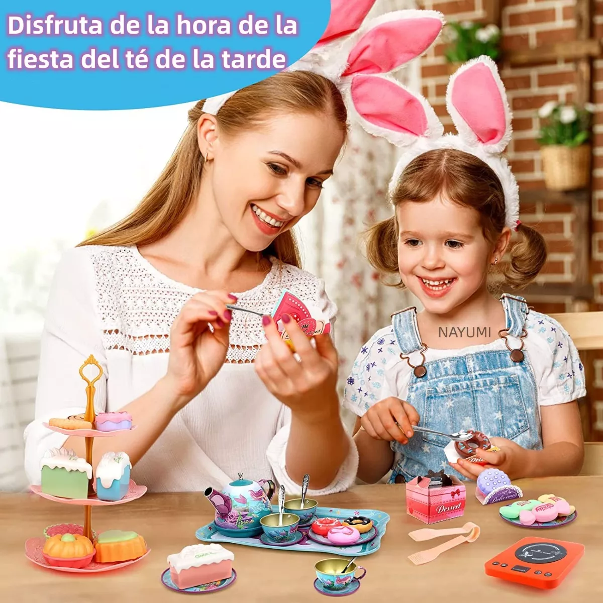 Juguete De Cocina Juego De Té Para Niños Tazas Con Postre