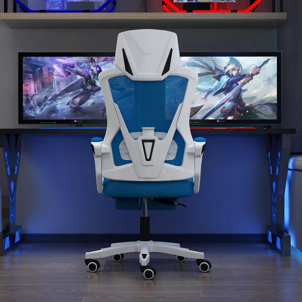 Silla De Oficina Ergon&oacute;mica Reclinable Giratoria Para Gamer