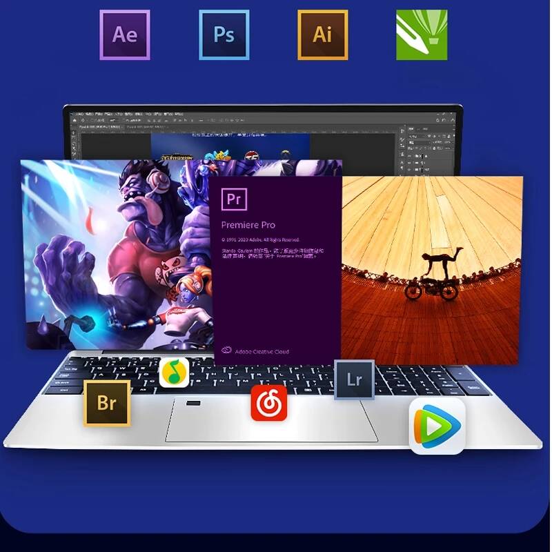 RAM 20GB SSD 1TB Ultrabook Computadora de metal con 2.4G/5.0G Bluetooth Ryzen R7 2700U Windows 10 Pro Metal port&aacute;til para juegos port&aacute;til H7