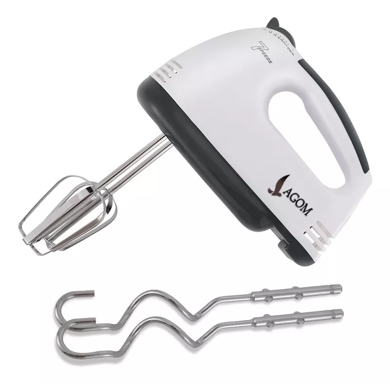 Batidora De Inmersi&oacute;n Lagom 100w Licuadoras De Mano 7 Velocidades El&eacute;ctrico Cocina Y 2 Palo Para Amasar Accesorios Preparaci&oacute;n De Alimentos color Blanco