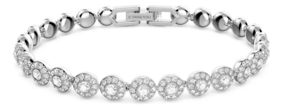 Pulsera Cristal Swarovski Tenis Angelic Halo + kit Regalo