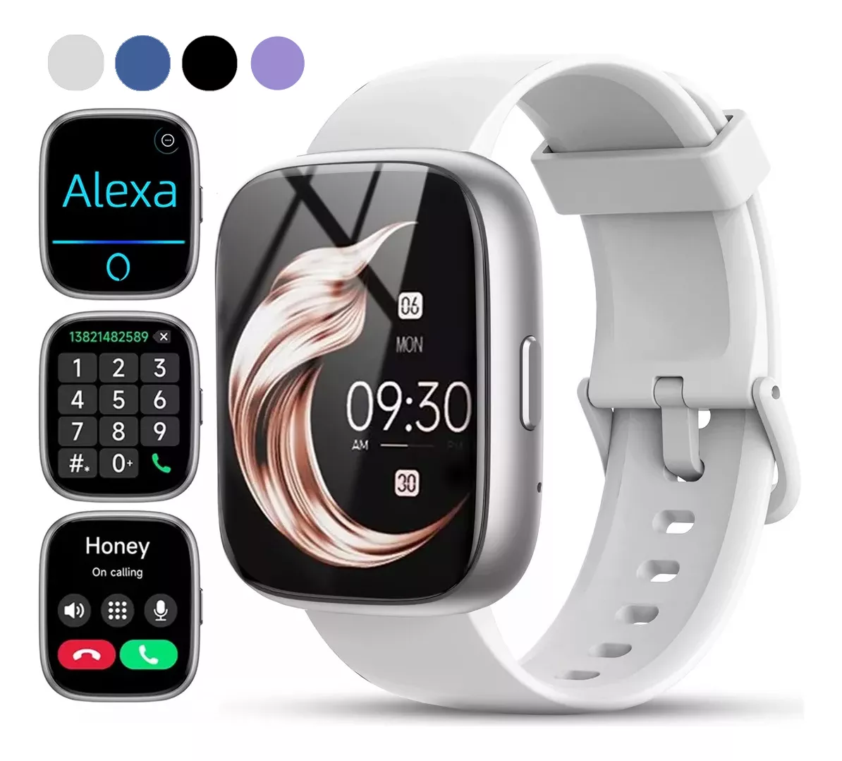 Reloj Inteligente 1.85'' Smartwatch Llamadas Bluetooth Alexa