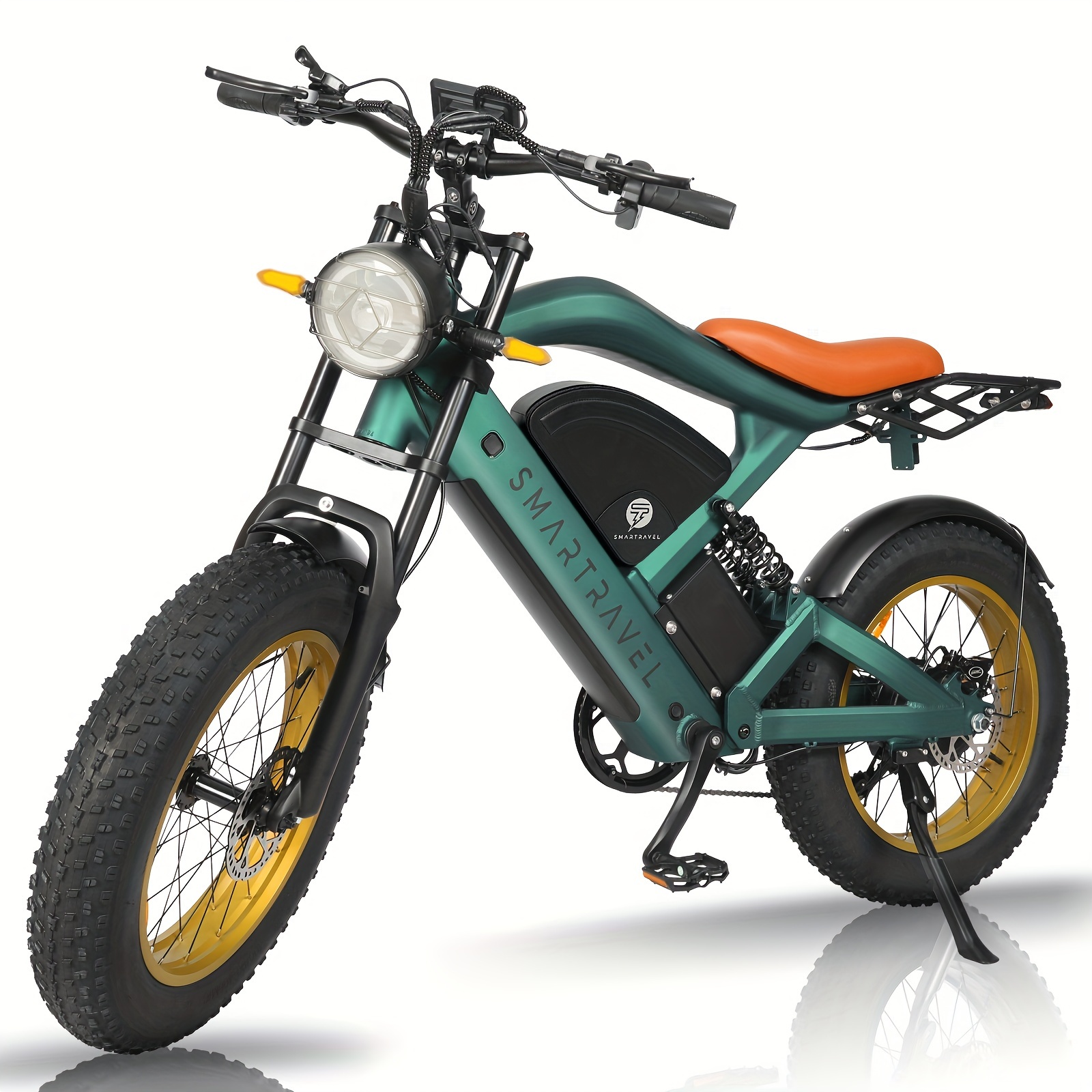 Bicicleta el&eacute;ctrica ZM22, bater&iacute;a extra&iacute;ble de 750W/48V/20AH, velocidad m&aacute;xima de 20MPH, 4 amortiguadores para adultos, adolescentes, viajeros urbanos