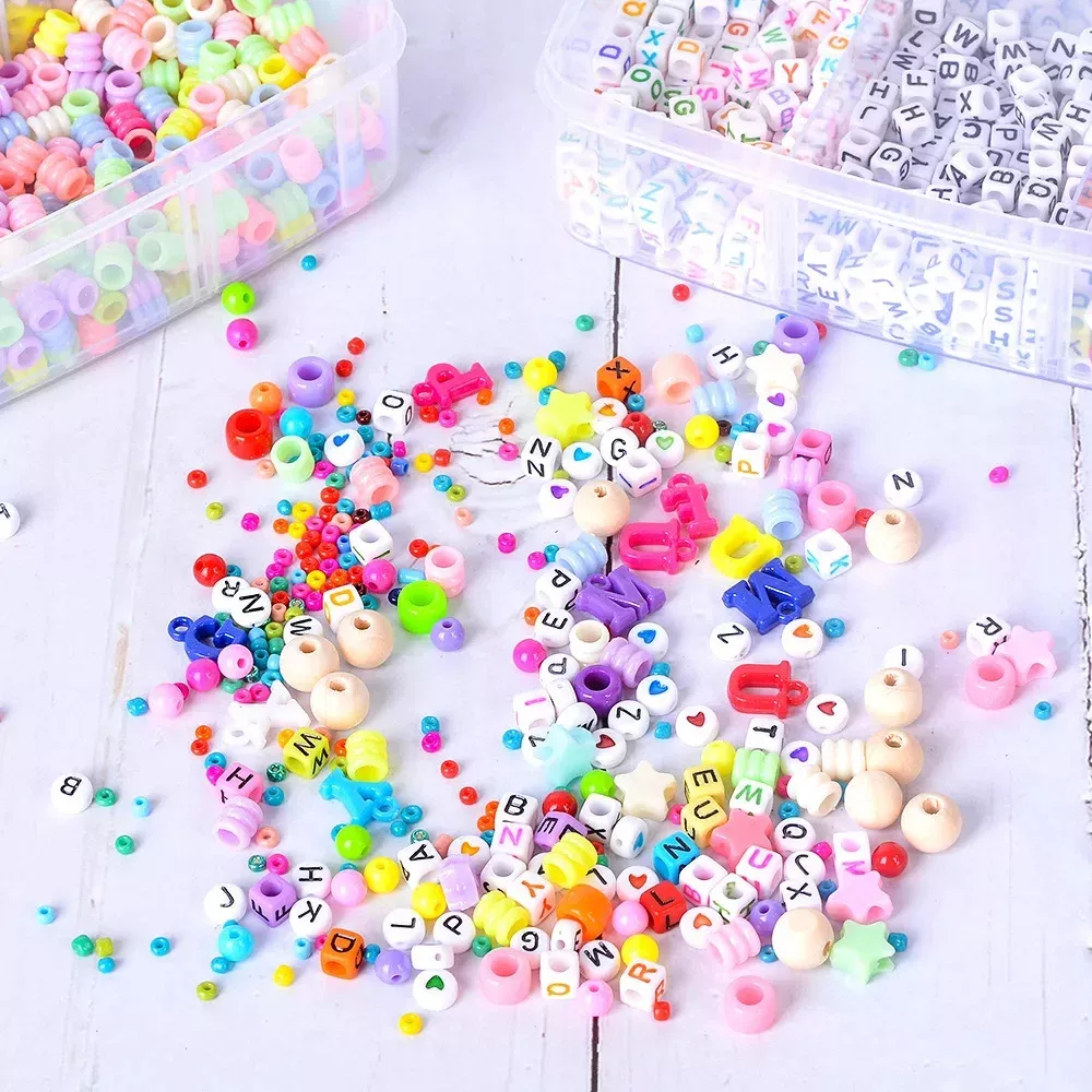 kit De Fabricación De Joyas De Pulsera Diy De 4655 Piezas