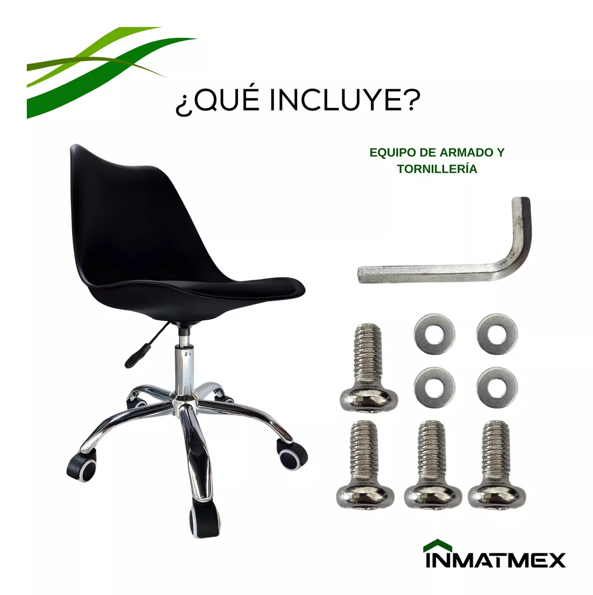 Set 2 Sillas Acolchonadas Ergonómica Eames Inmatmex