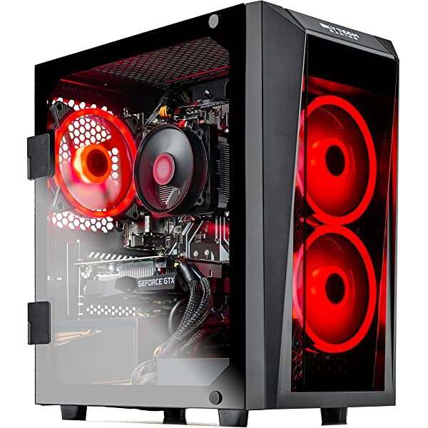 Computadora de escritorio para juegos SkyTech Blaze II-Ryzen 5 3600 6-Core 3.6GHz, GTX 1660 Super 6G, 500G SSD, 16GB DDR4 3000, RGB, AC WiFi, Windows 10 64-bit 3600 | 16GB | 1660 S&uacute;per