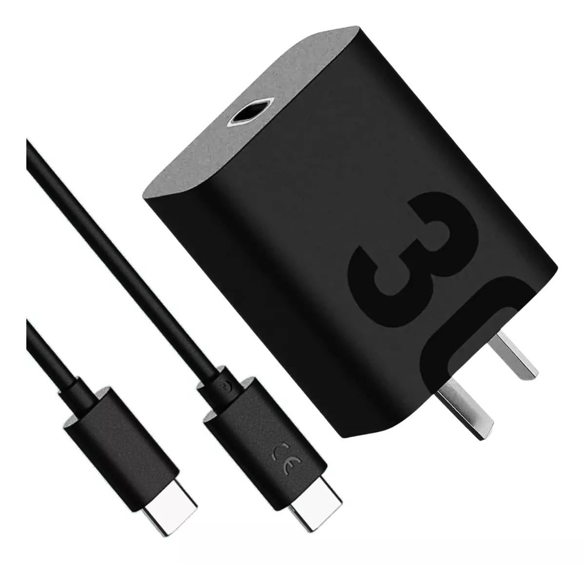 Cargador Motorola 30w Turbo Power Usb Tipo C Con Cable Incluido Tipo C Original A Granel