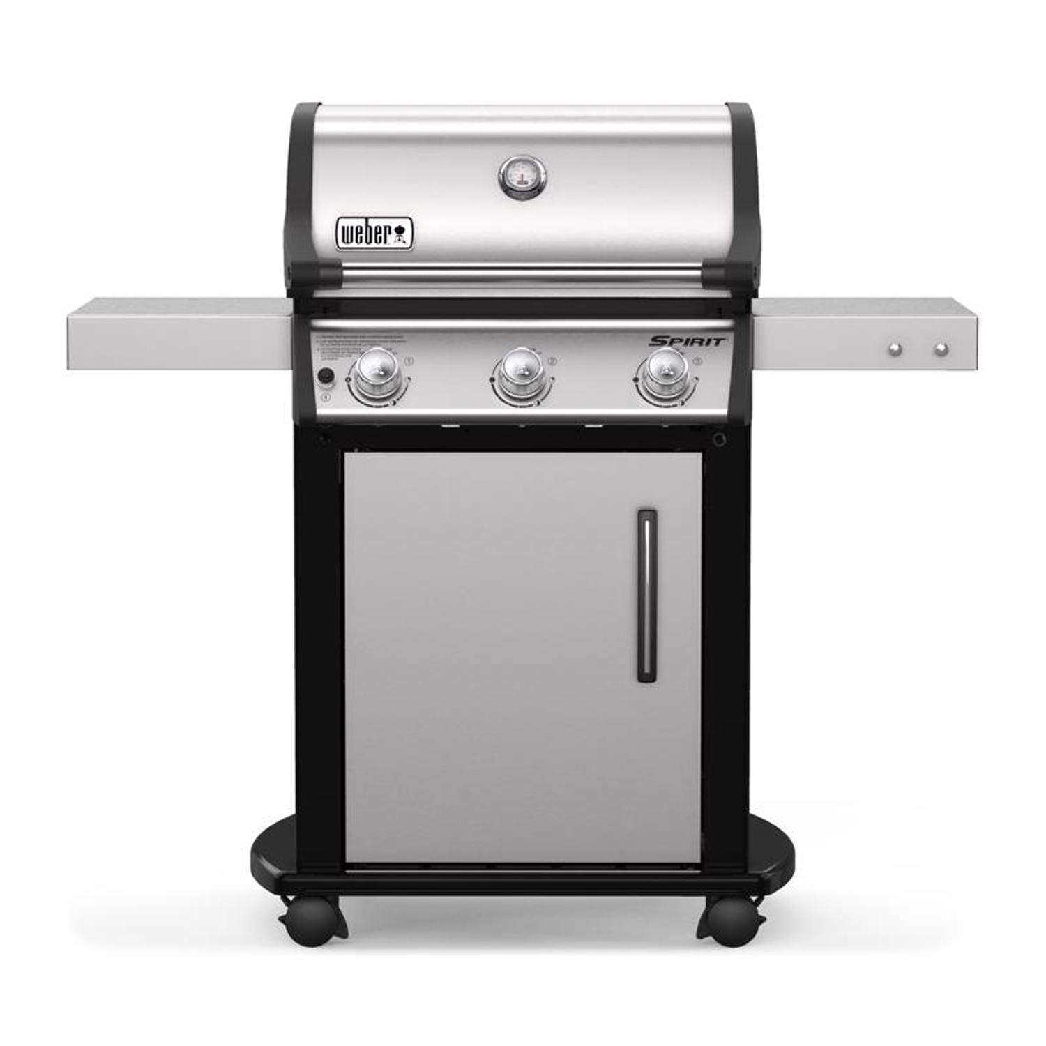 Weber Spirit S-315 3 Burner Liquid Propane Grill acero inoxidable