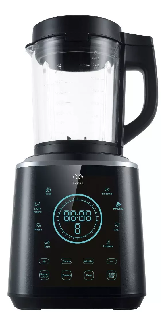Avera Licuadora De Cocci&oacute;n 1200 W Panel Touch 1.75 L Lic01p color Negro