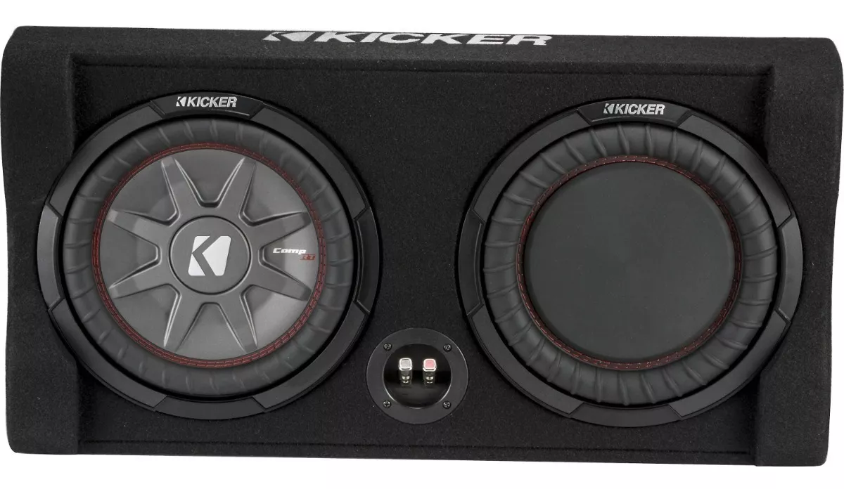 Subwoofer Plano Kicker 10 43cwrt102 Con Cajón + Reflex 800w