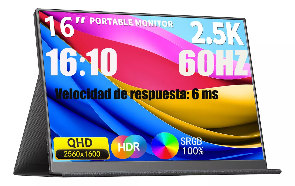 Monitor Port&aacute;til 2k Hdr Pantallas Lcd Monitor
