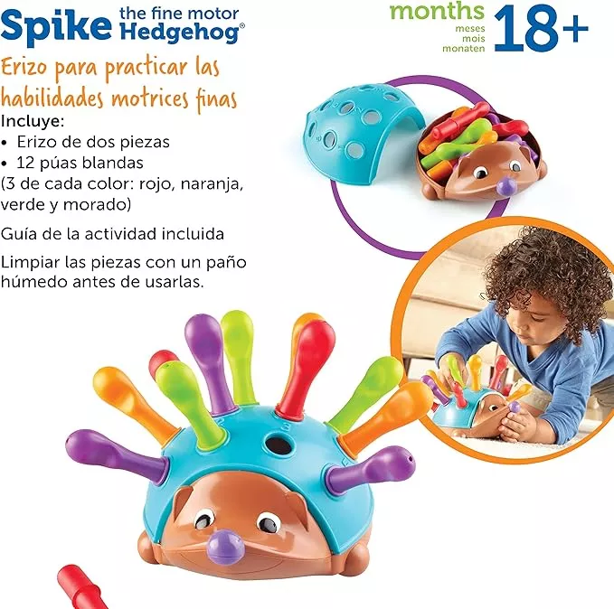 Erizo De Juguete De Niños Fina Motricidad Educación Temprana