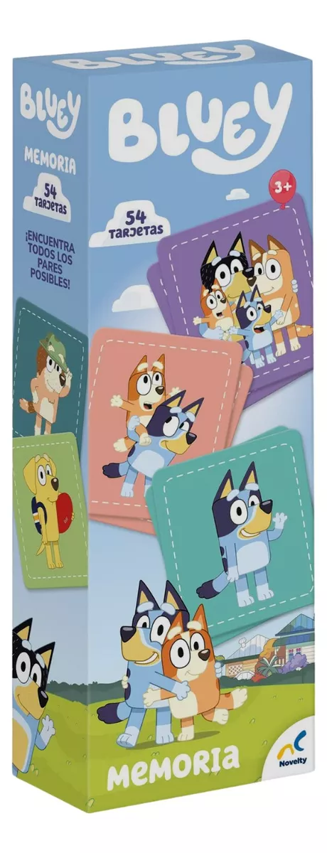 Memoria Bluey Novelty Juguete Did&aacute;ctico