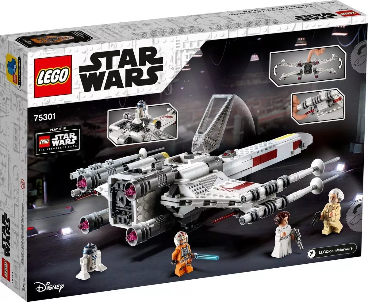 kit Lego Star Wars Caza Ala X De Luke Skywalker 75301 3