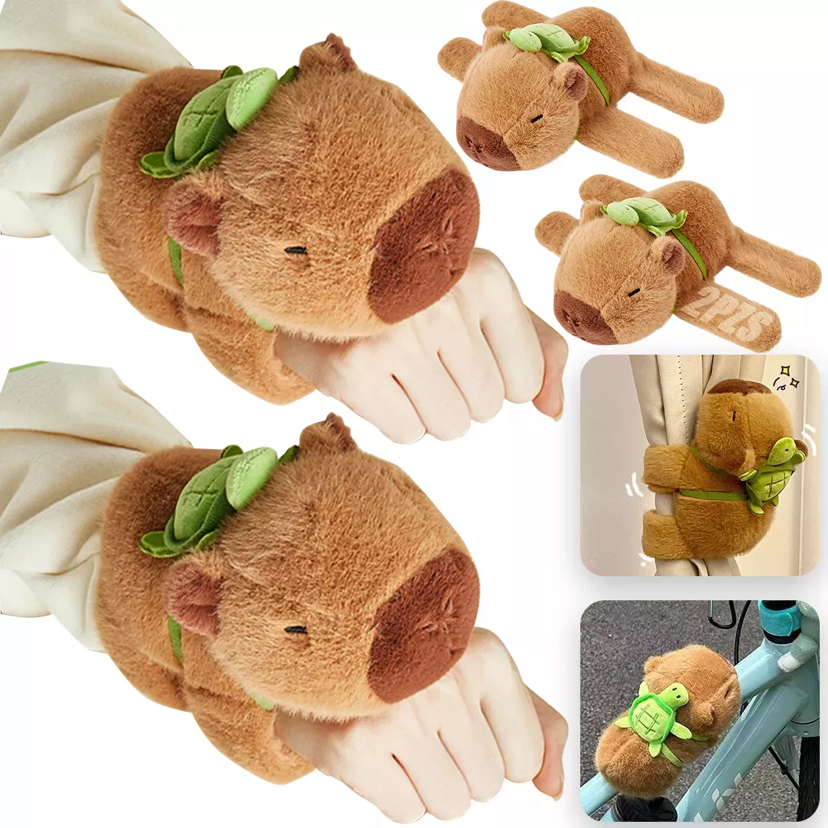 2pz Peluche Para Capibara Pulseras Kawaii Regalos Para Ni&ntilde;os