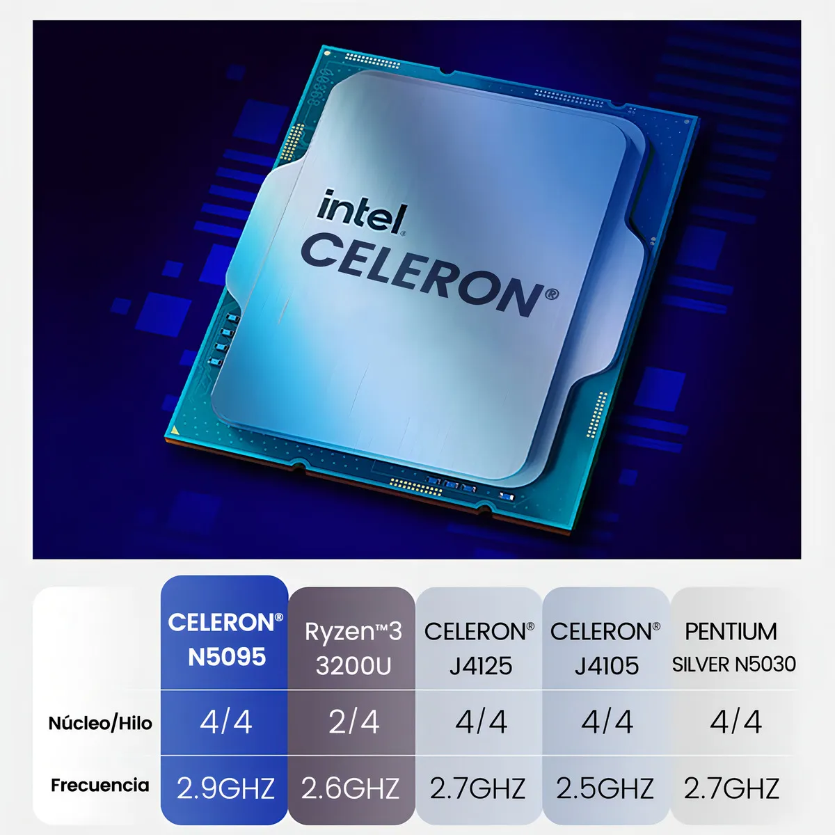 Laptop Intel Celeron 2 en 1 Notebook DDR4 16 GB RAM 512 GB SSD 15.6' Plateado 1920 px x 1080 px Windows 11