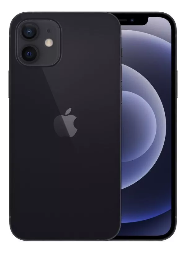 Apple iPhone 12 (128 Gb)-Negro Liberado Grado A (Reacondicionado)