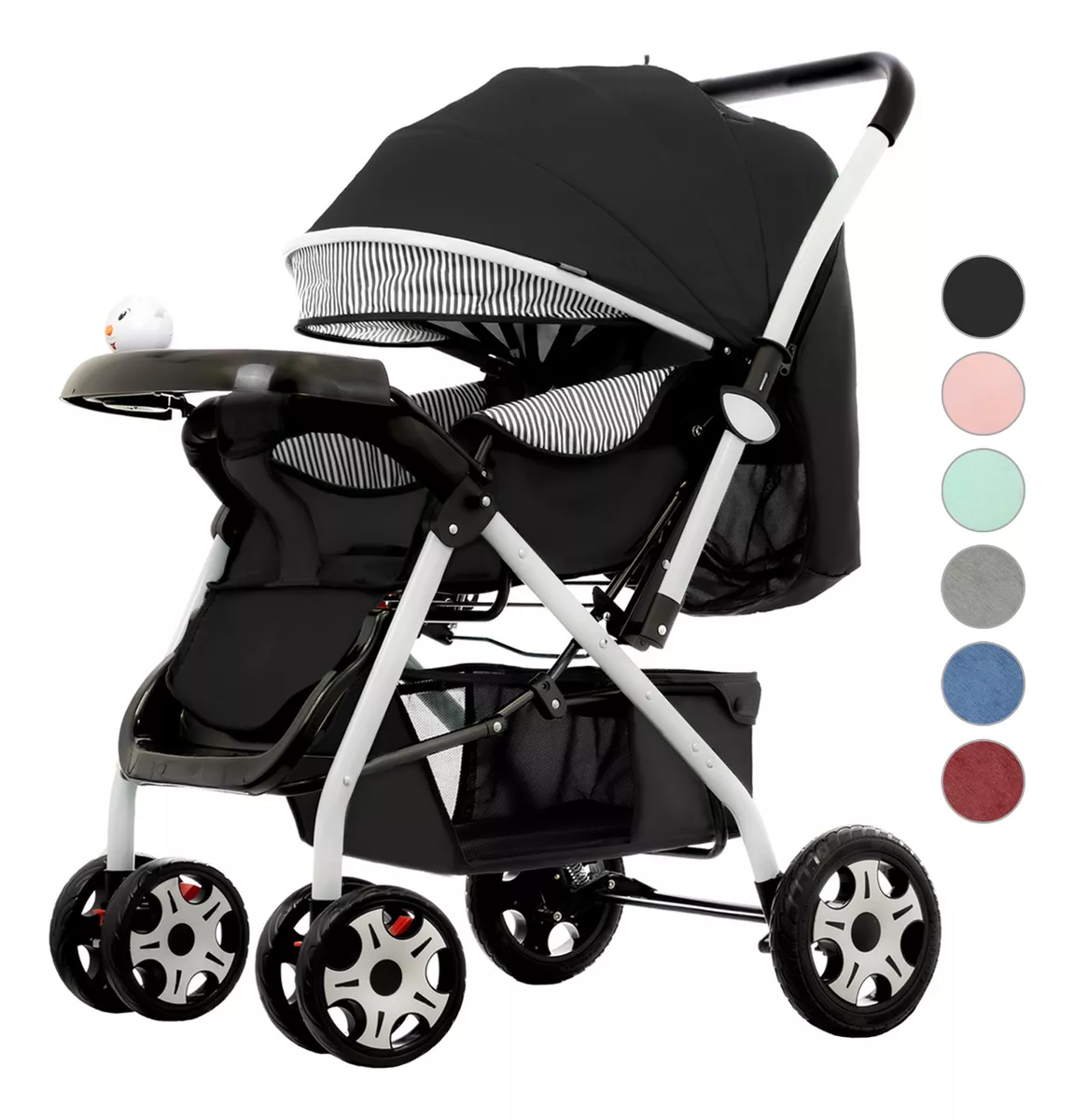 Carriola Plegable Para Bebé Reversible Reclinable Nube