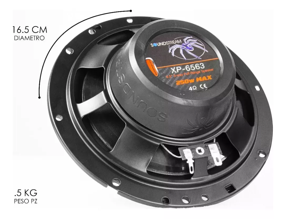 kit Par De Bocinas 6x9 + Par De Bocinas 6.5-Soundstream