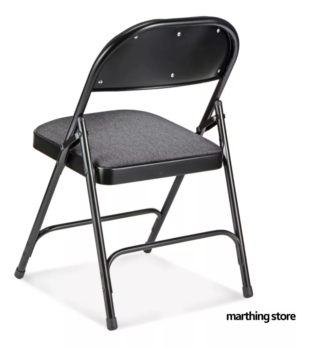 paquete 10 Silla Plegable Acojinada Metalica Uso Rudo Acolchnad