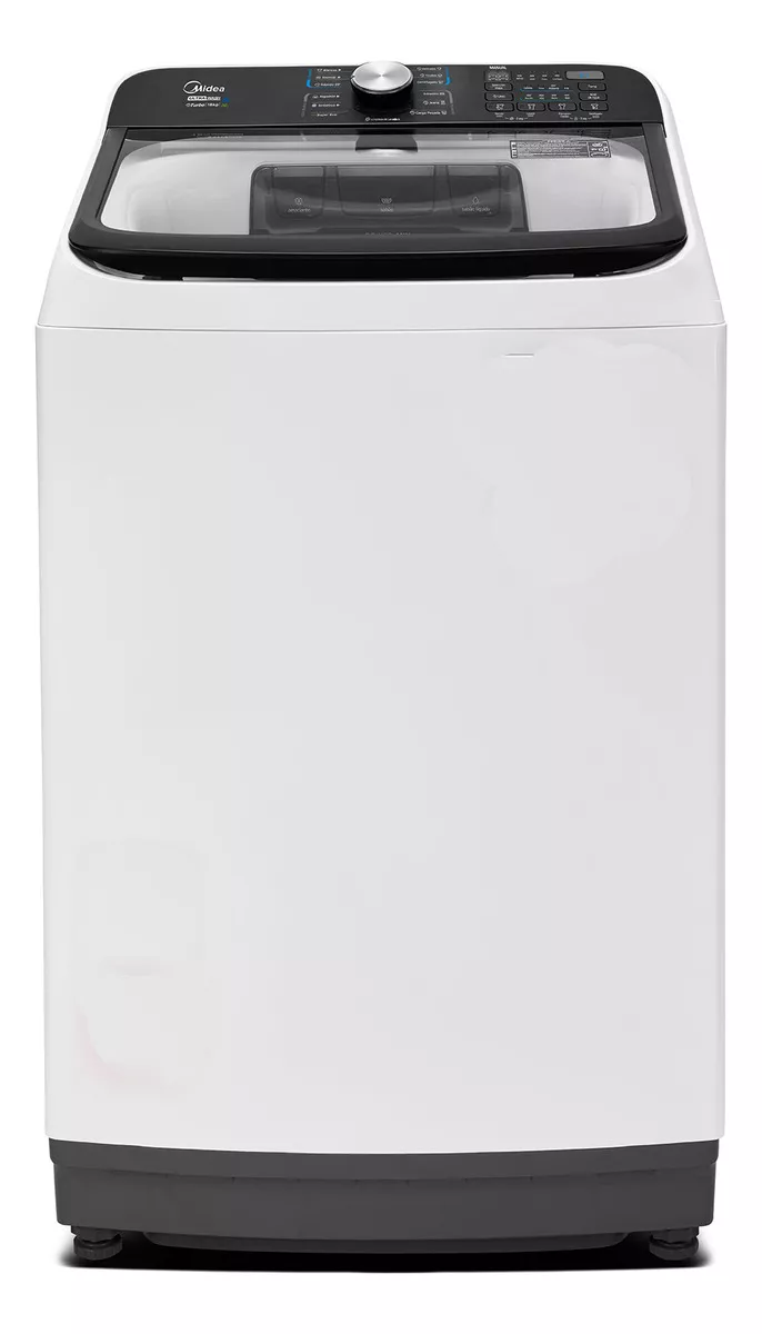 Lavadora Midea Autom&aacute;tica Carga Superior 18kg Wave Impeller Blanca