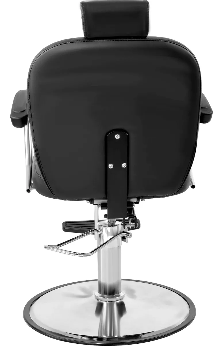 Sillon Silla Barberia Estetica Clasica 360° Moderna Negro