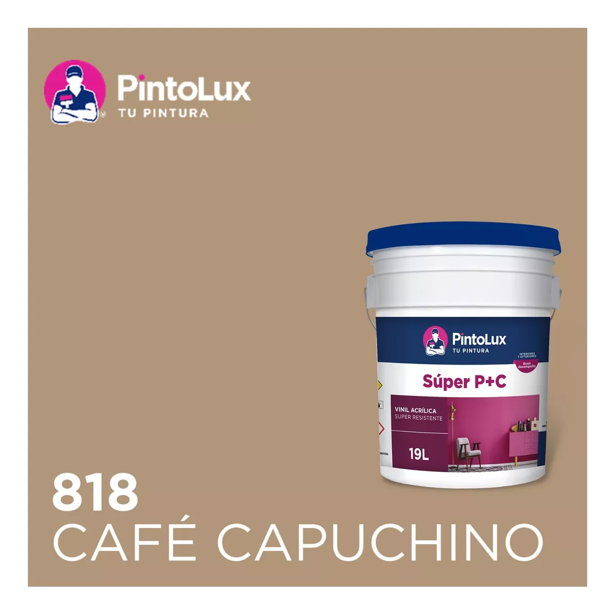 Pintura Pintolux Pc 19l Acrílica