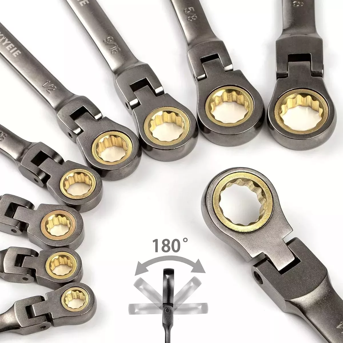 kit Llaves De Matracas Mecánicas Combinada Ajustable 9pcs