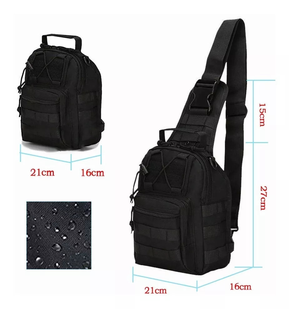 Mochila Táctica Multifunción Mochila Cuerpo Cruzada Campismo