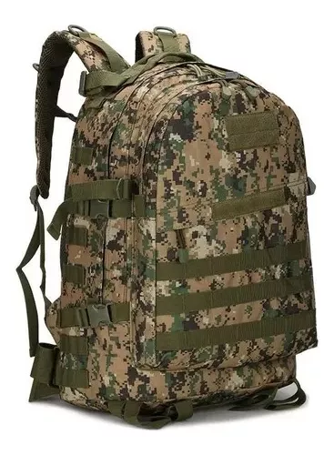 Mochila Táctica Grande 40l De Uso Rudo Impermeable Militar