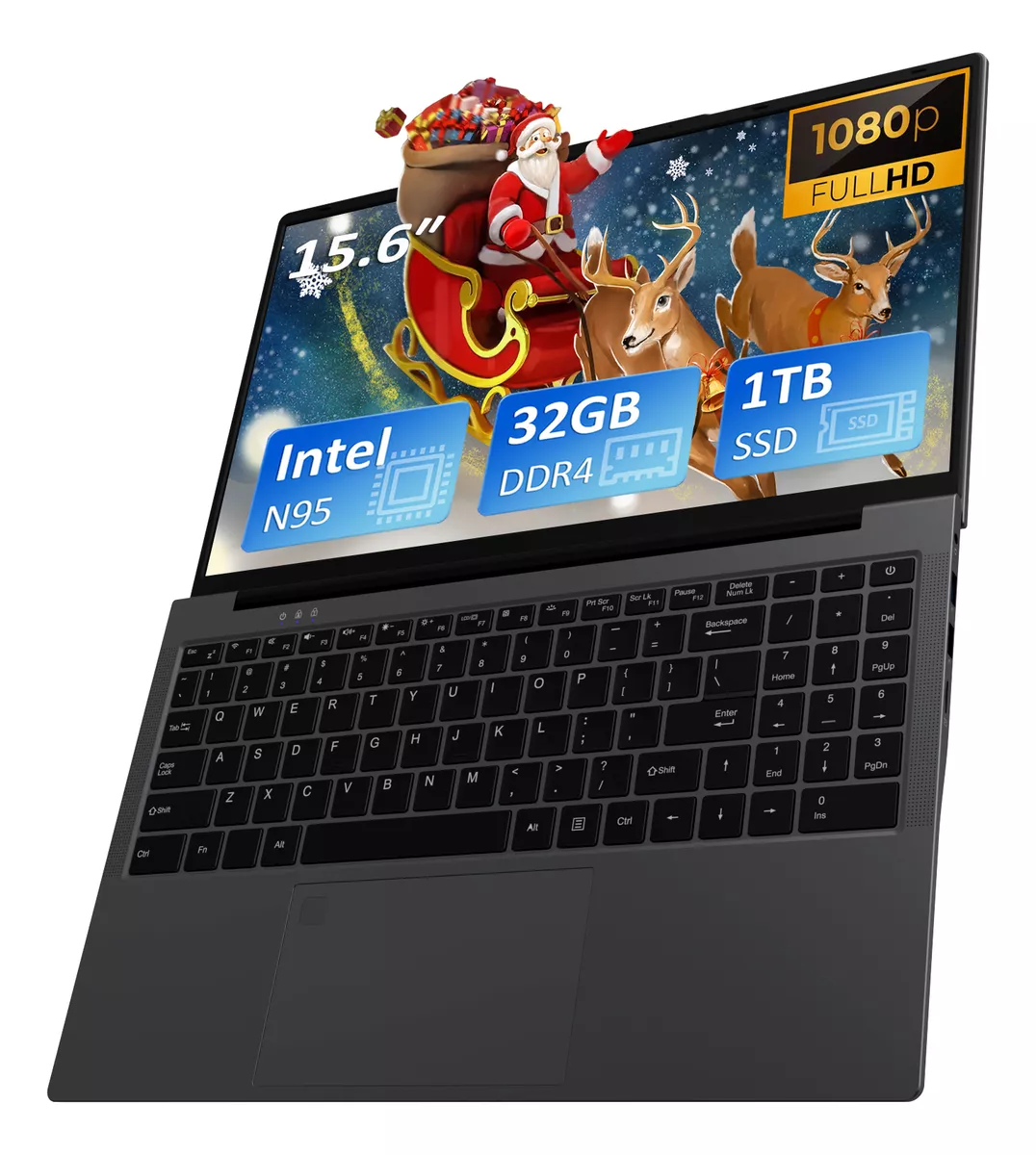 Auusda Laptop Intel N95 32gb Ram 1tb Ssd Windows 11 Pro 15.6