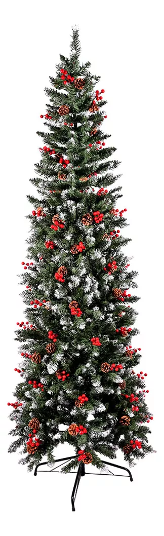 &Aacute;rbol De Navidad Con Forma De L&aacute;piz De 2,1 M, Decoraci&oacute;n