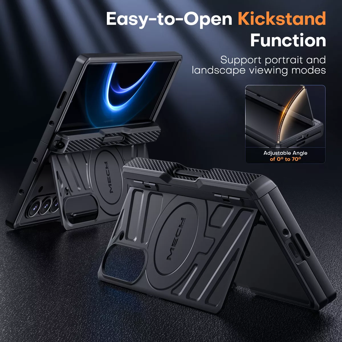 Funda Magnético Magsafe Para Samsung Galaxy Z Fold6 Con Mica