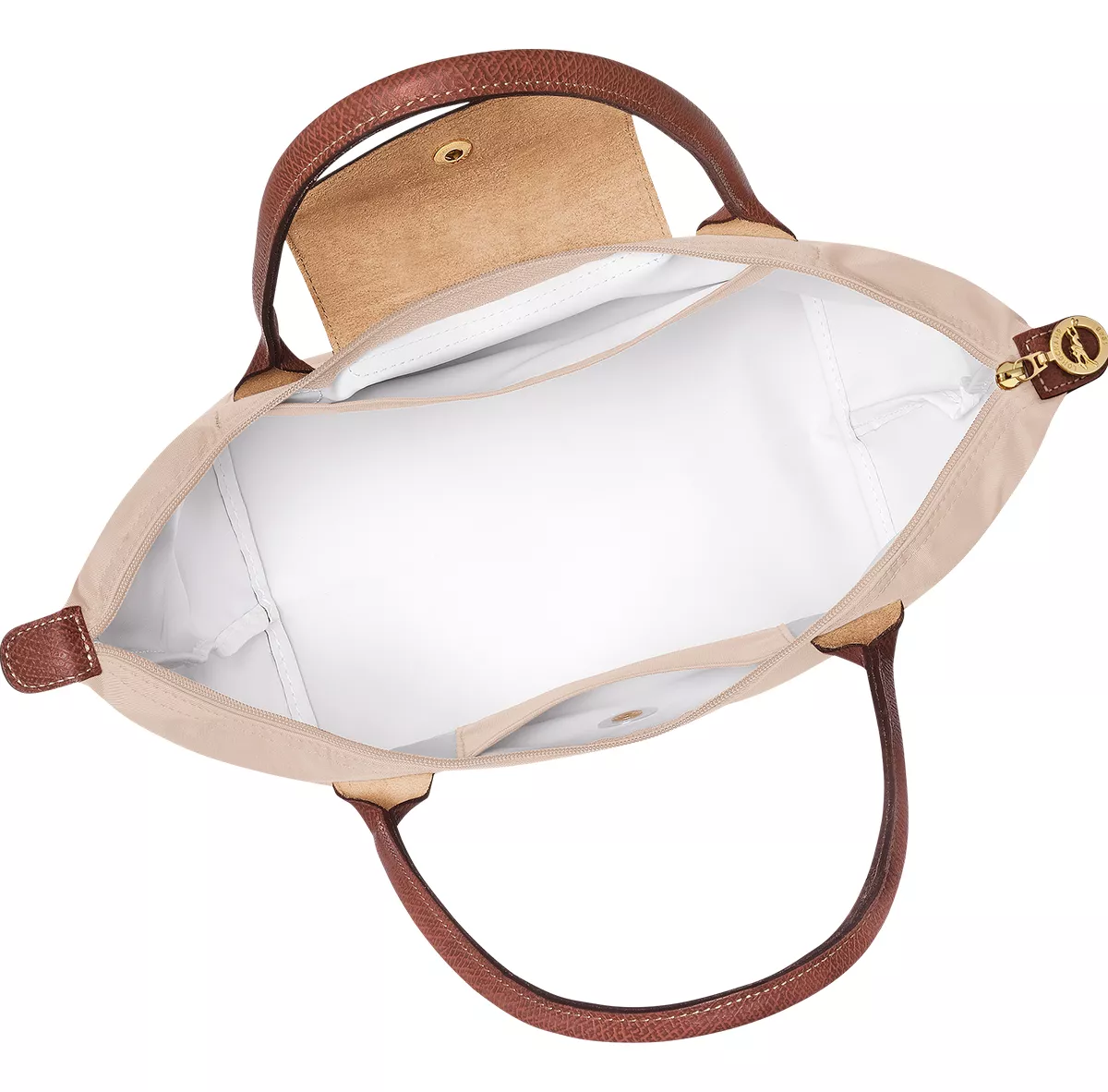 Bolso Tote Clásico Longchamp Blanco Noble Y Elegante